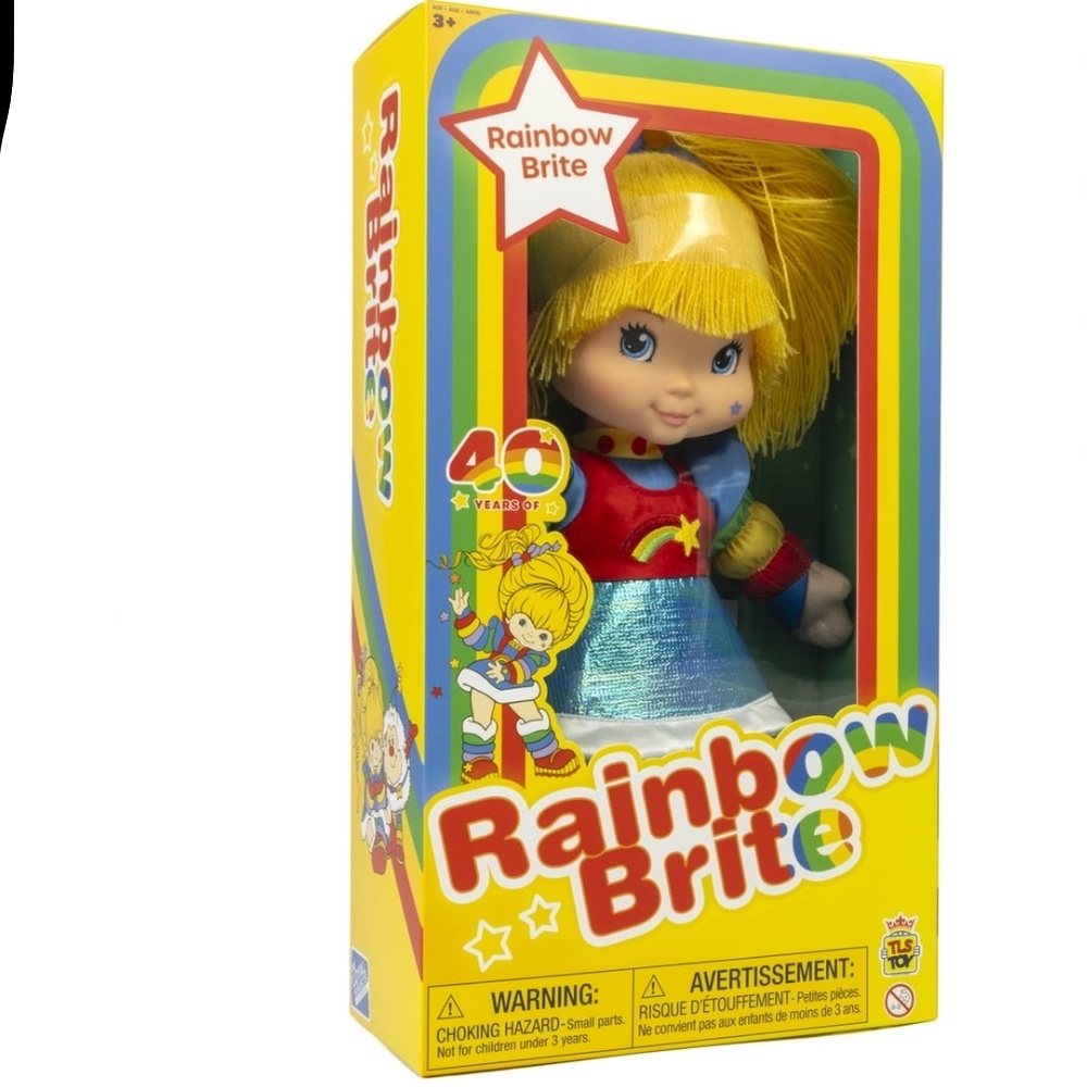 Rainbow Brite 12" Threaded Hair Plush Doll, Children Ages 3+